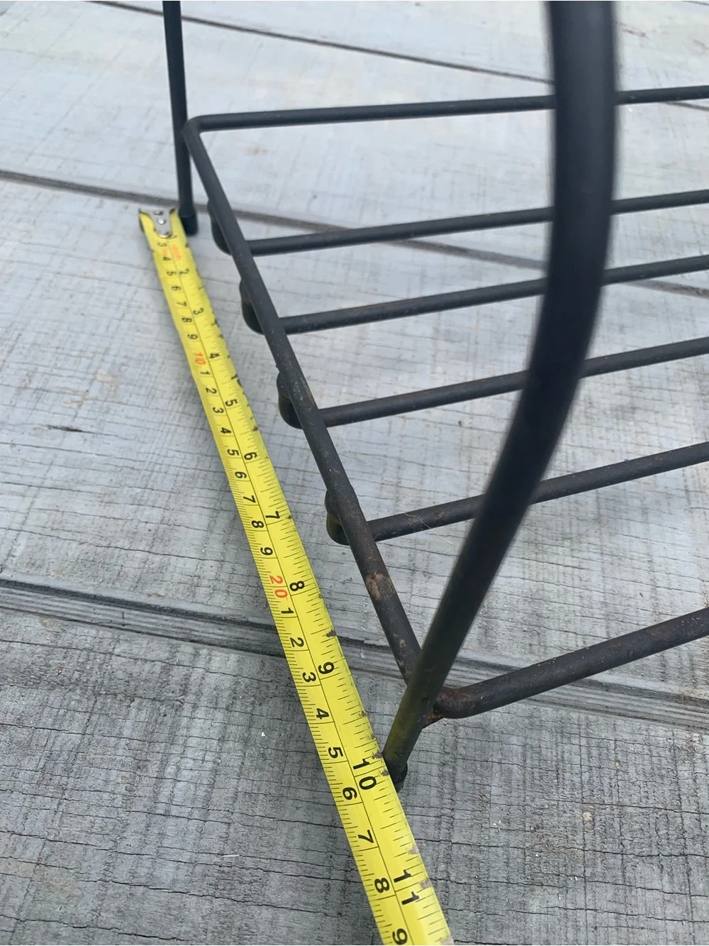 Longaberger Foundry Wrought Iron Kitchen Counter 2 Tier Utility Shelf Rack 15